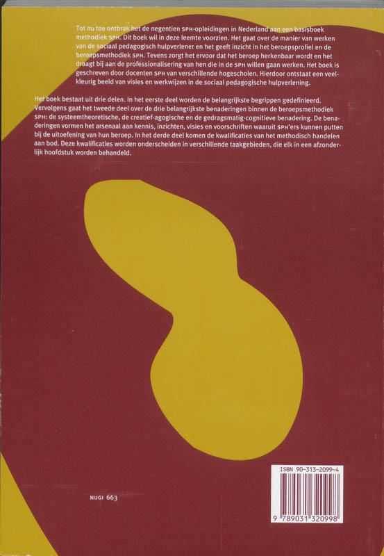 Achterkant van Methodiek sociaal pedagogische hulpverlening
