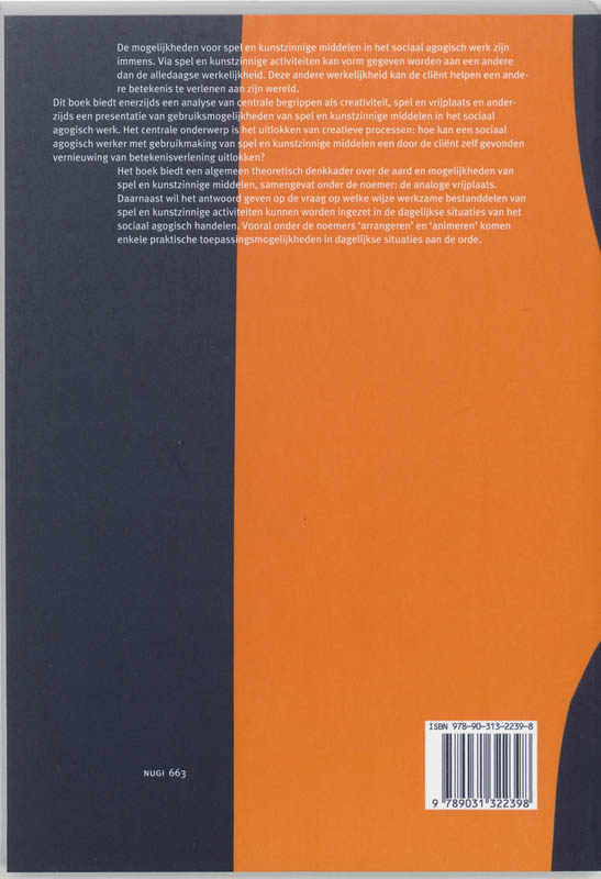 Achterkant van Het woord aan de verbeelding