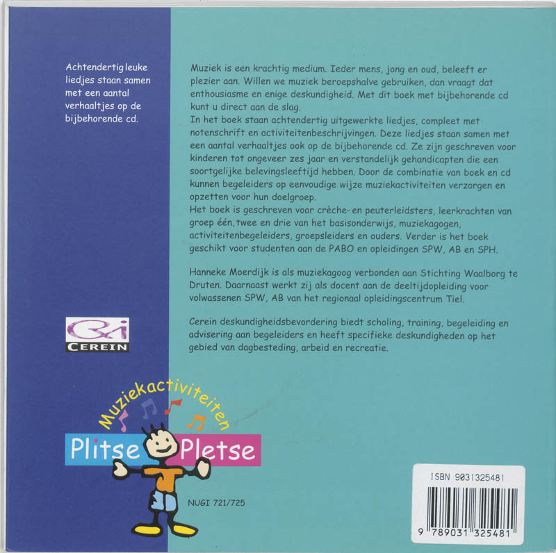 Achterkant van Plitse pletse