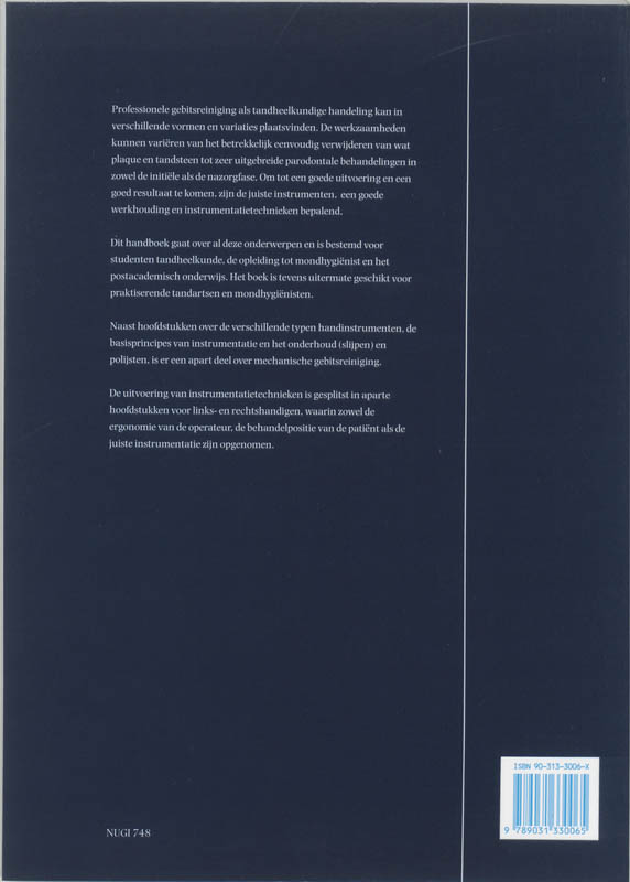 Achterkant van Studenteneditie