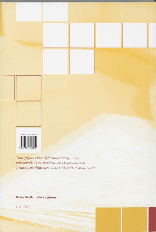 Achterkant van Werkcahier