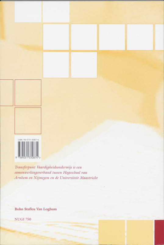 Achterkant van Werkcahier