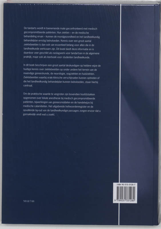 Achterkant van Algemene ziekteleer voor tandartsen