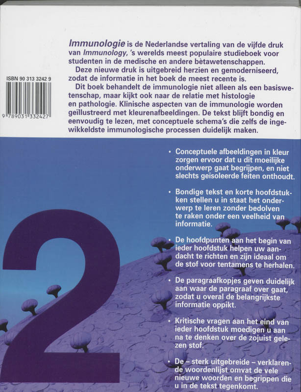 Achterkant van Immunologie