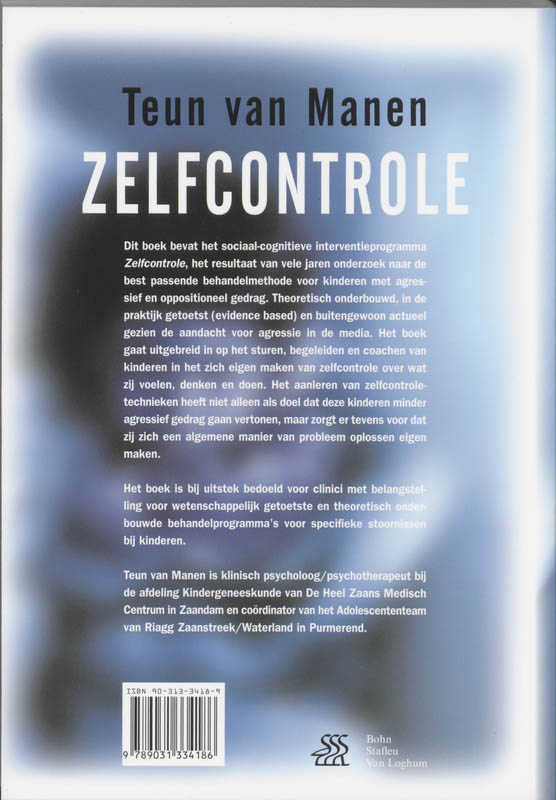 Achterkant van Zelfcontrole