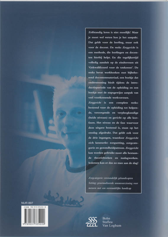 Achterkant van Werkboek kwalificatieniveau 3