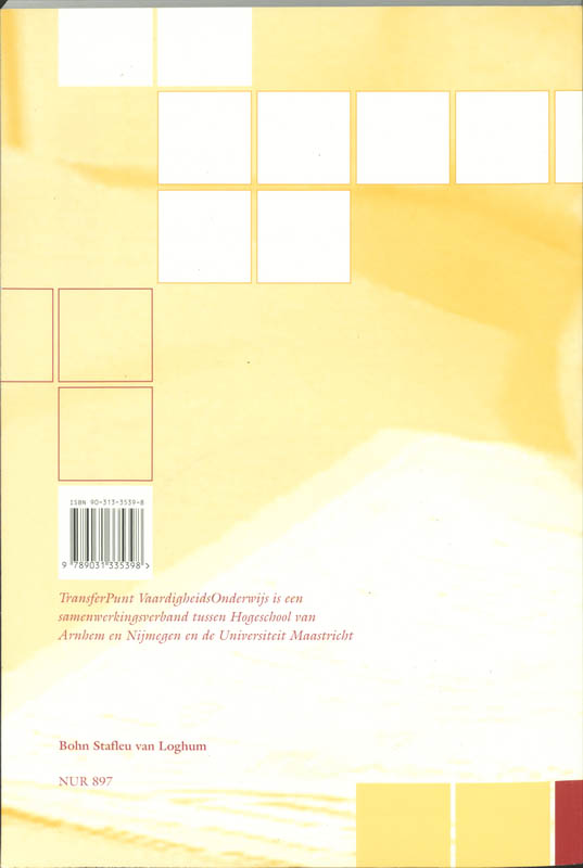 Achterkant van Werkcahier