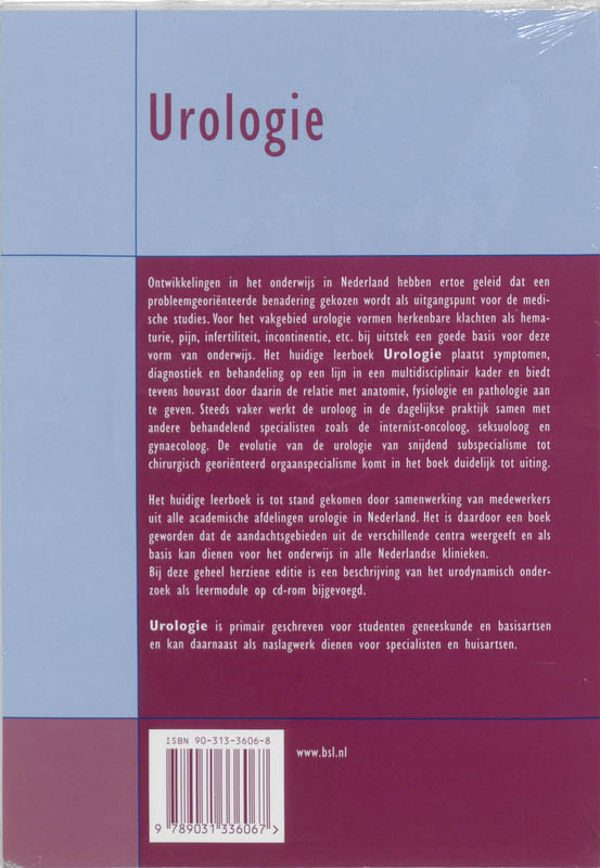 Achterkant van Urologie
