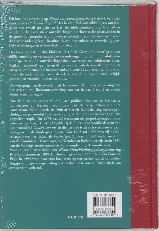 Achterkant van III De adolescentie