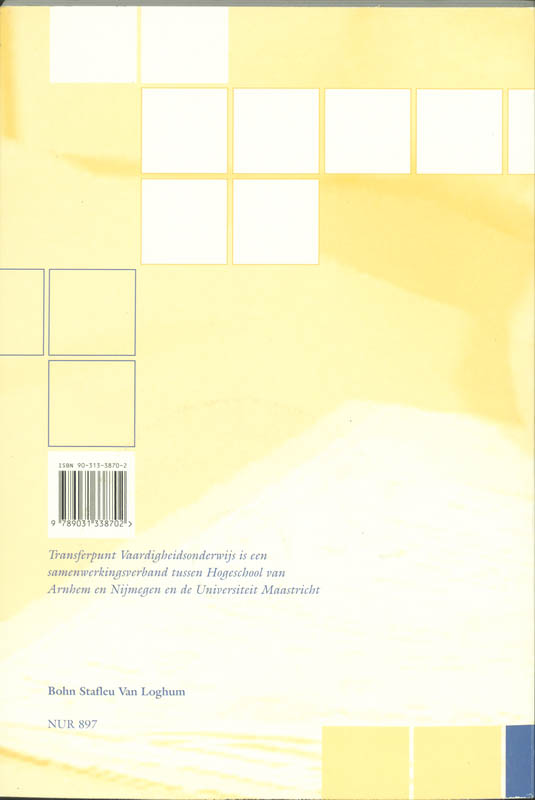 Achterkant van Werkcahier