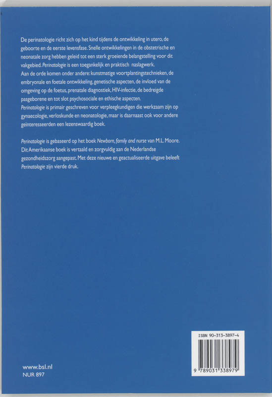 Achterkant van Perinatologie