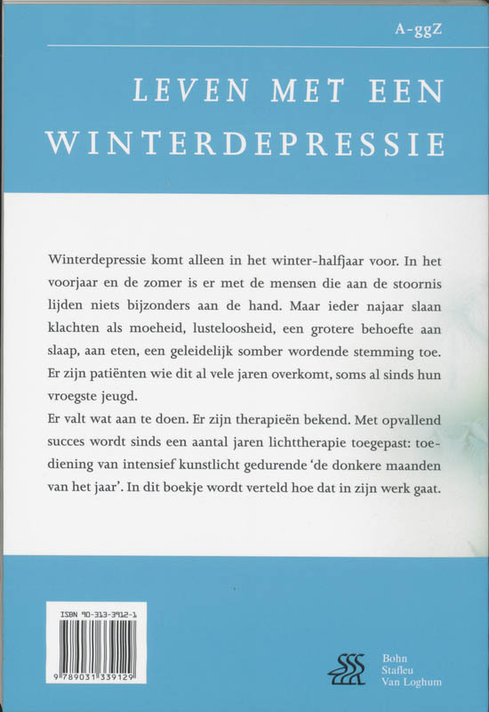 Achterkant van Leven met een winterdepressie