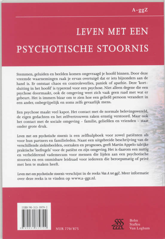Achterkant van Leven met een psychotische stoornis