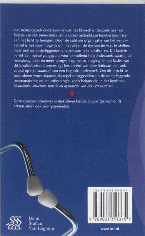 Achterkant van Leidraad neurologie