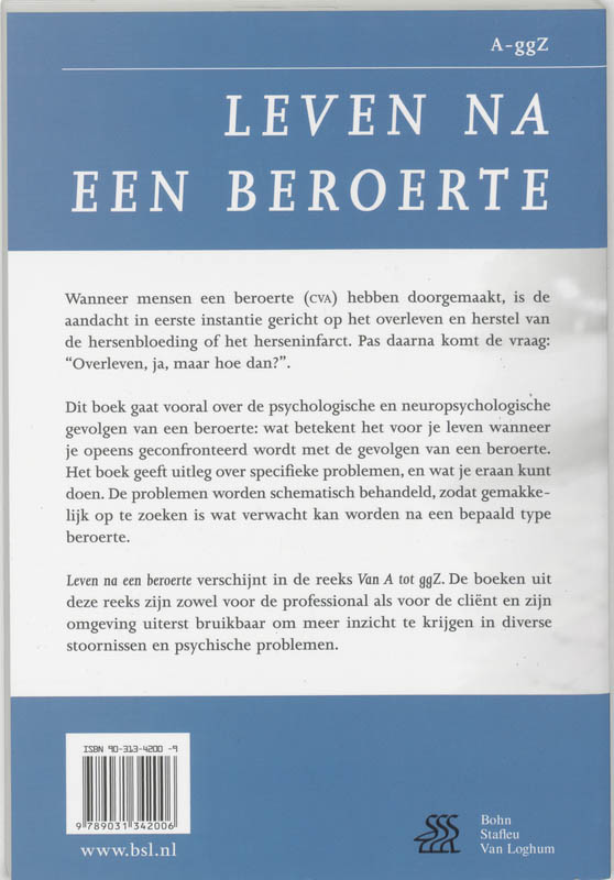 Achterkant van Leven na een beroerte