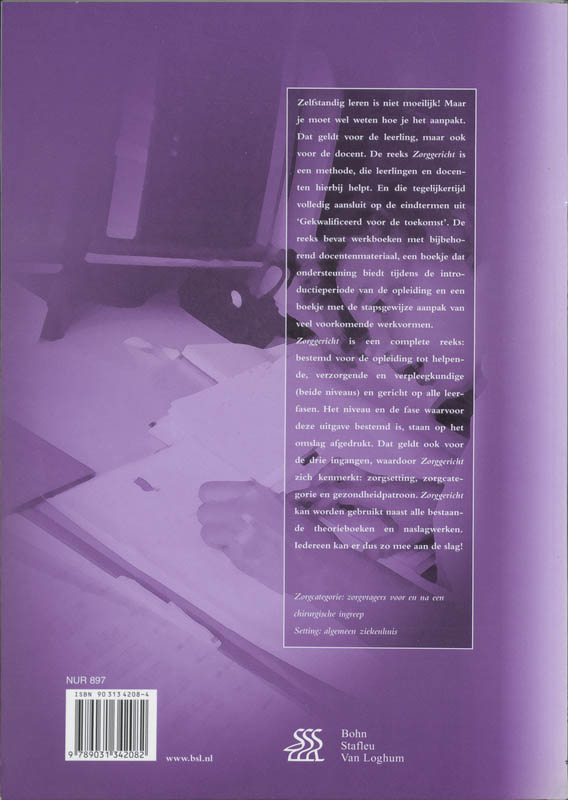 Achterkant van Werkboek
