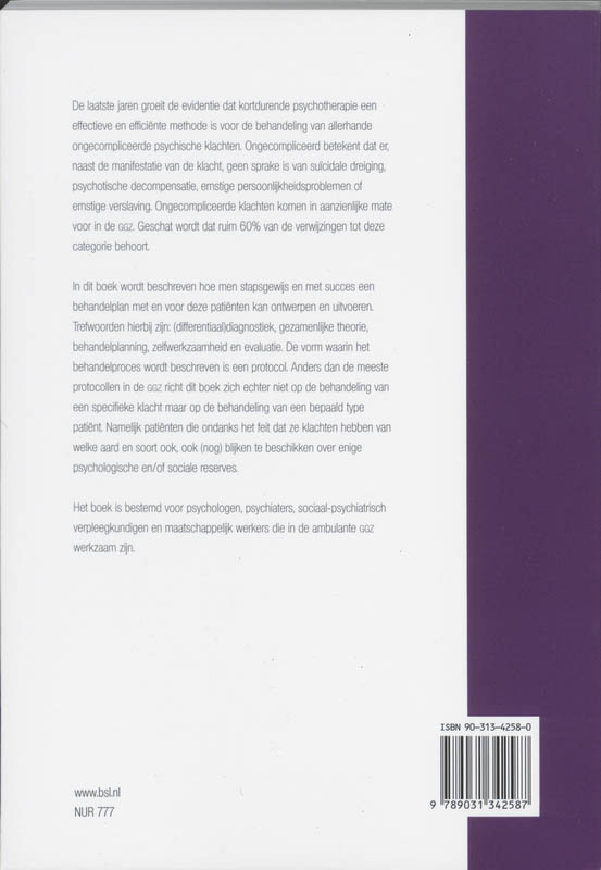 Achterkant van Overzicht, inzicht en uitzicht