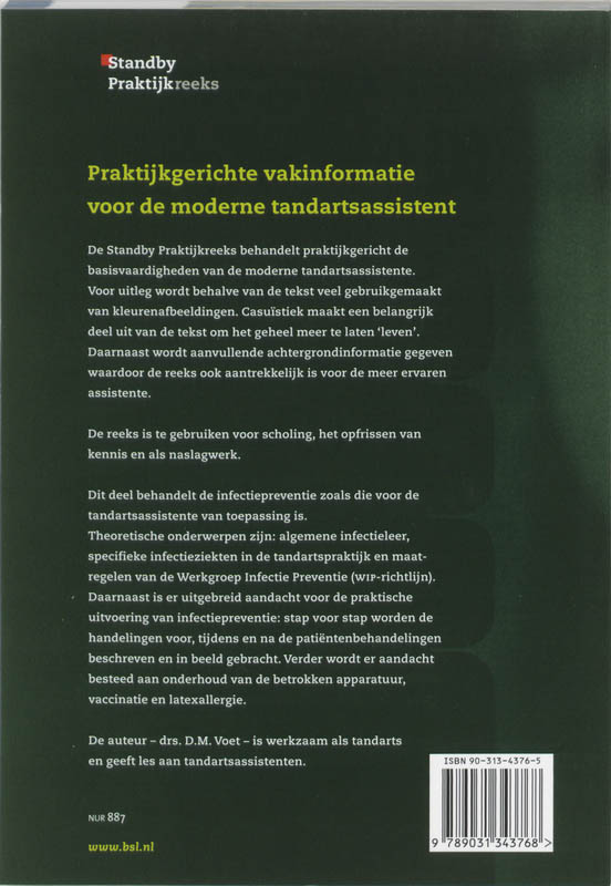Achterkant van Infectiepreventie van A tot Z