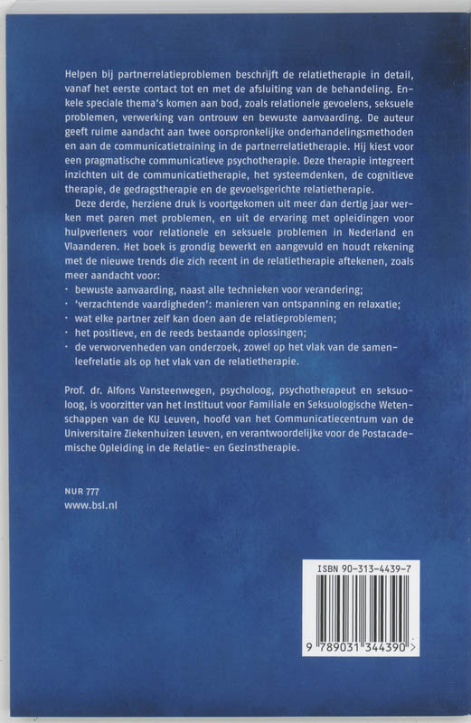 Achterkant van Helpen bij partnerrelatieproblemen