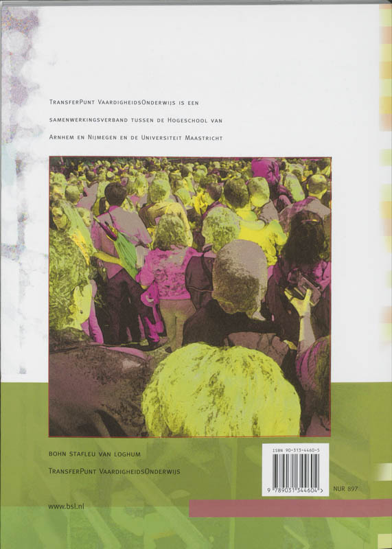 Achterkant van Werkcahier