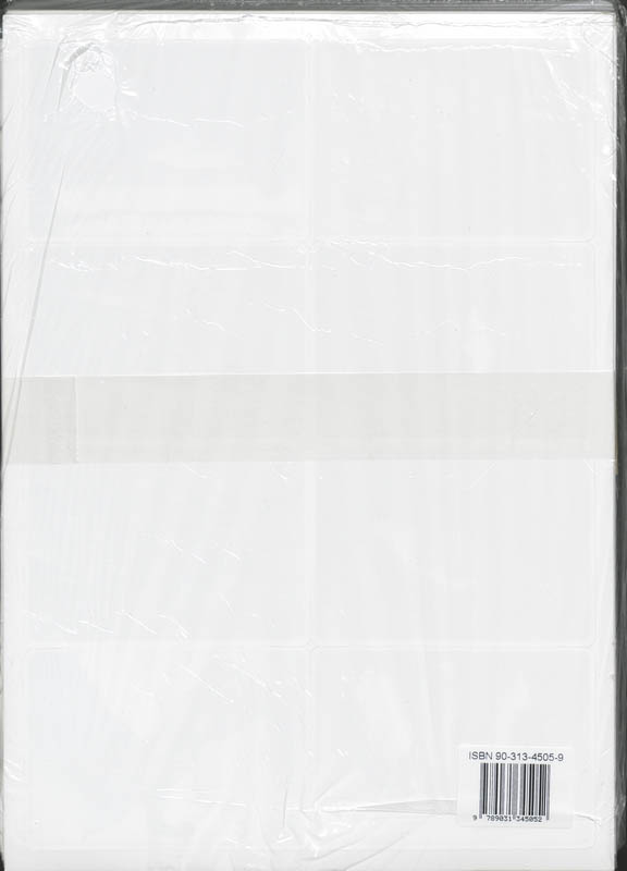 Achterkant van Werkpakket
