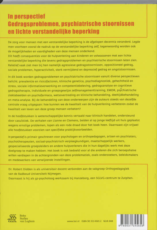 Achterkant van In Perspectief