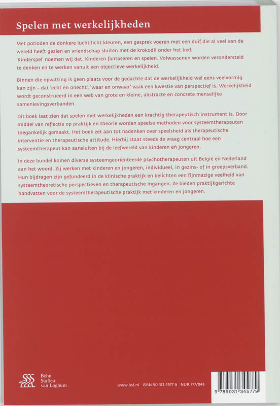 Achterkant van Spelen met werkelijkheid