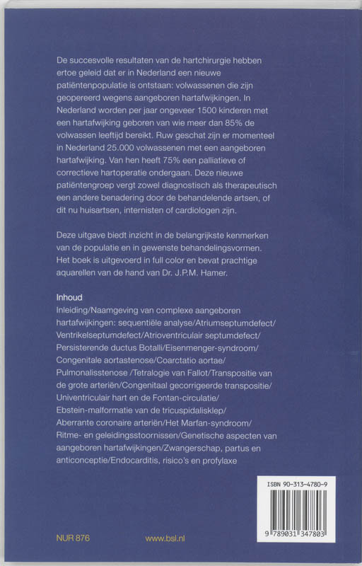 Achterkant van Aangeboren hartafwijkingen bij volwassenen