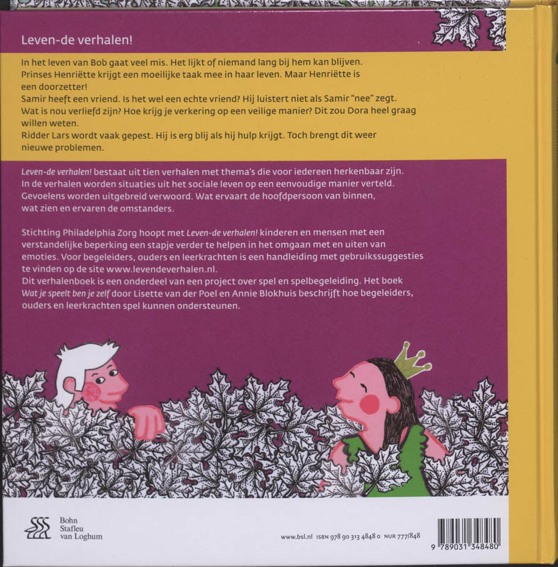 Achterkant van Leven-de verhalen