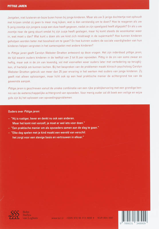 Achterkant van Pittige jaren