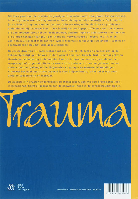 Achterkant van Trauma