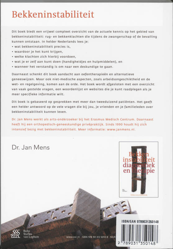 Achterkant van Bekkeninstabiliteit