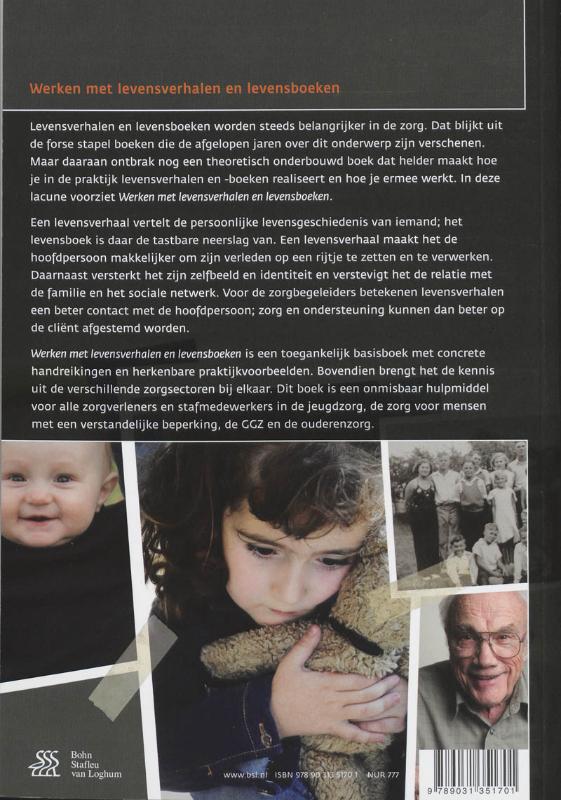 Achterkant van Werken met levensverhalen en levensboeken