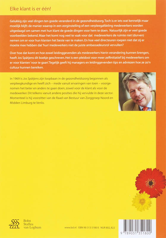 Achterkant van Elke klant is er één!