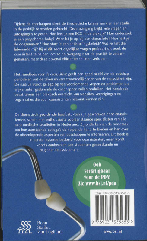 Achterkant van Handboek voor de coassistent
