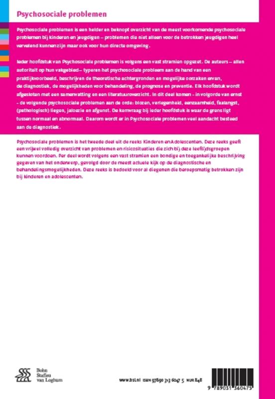 Achterkant van Psychosociale problemen