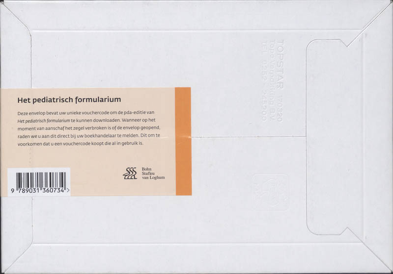 Achterkant van Het pediatrisch formularium