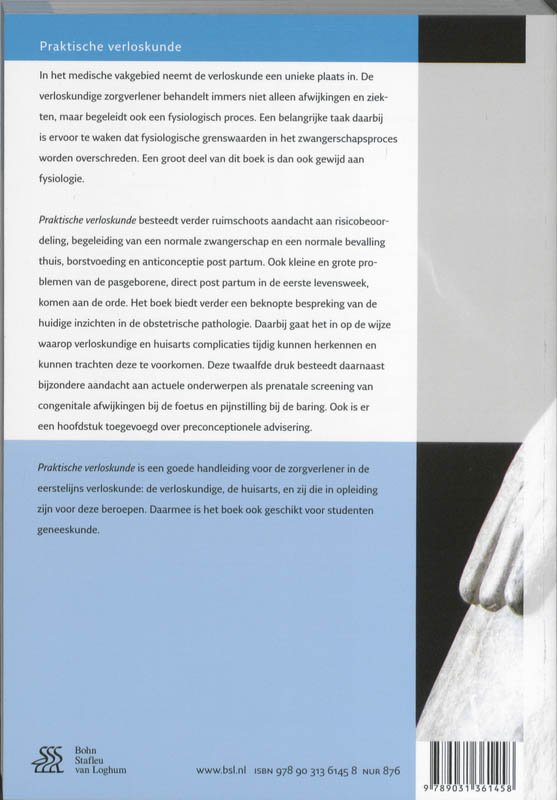 Achterkant van Praktische verloskunde