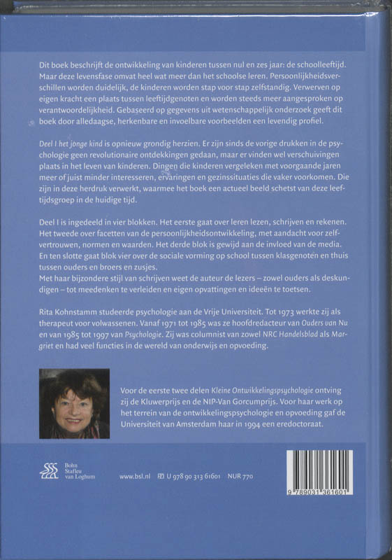 Achterkant van Kleine ontwikkelingspsychologie I