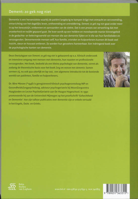 Achterkant van Dement: zo gek nog niet