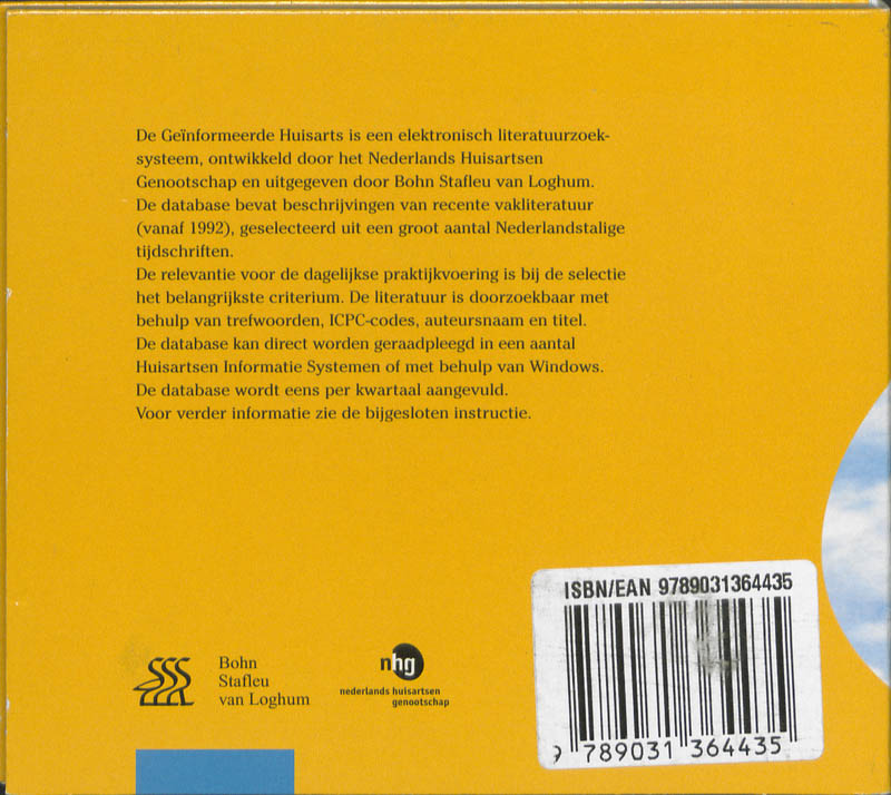 Achterkant van Geïnformeerde huisarts 3-2009