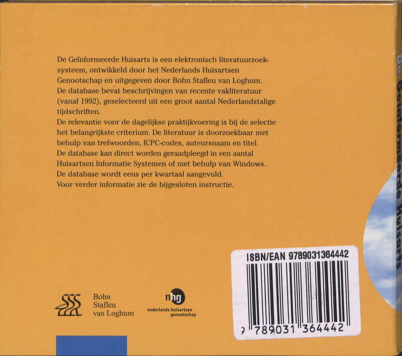 Achterkant van De Geïnformeerde huisarts
