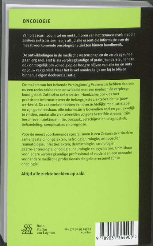 Achterkant van Oncologie