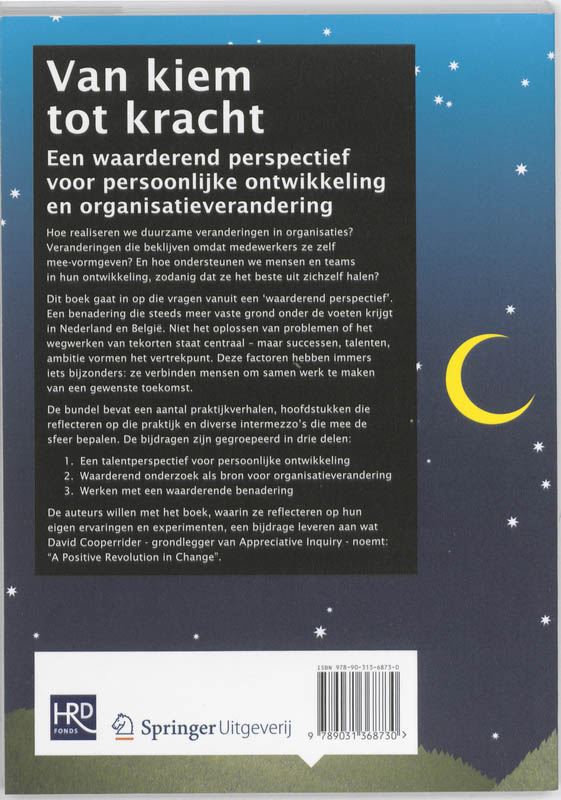 Achterkant van Van kiem tot kracht