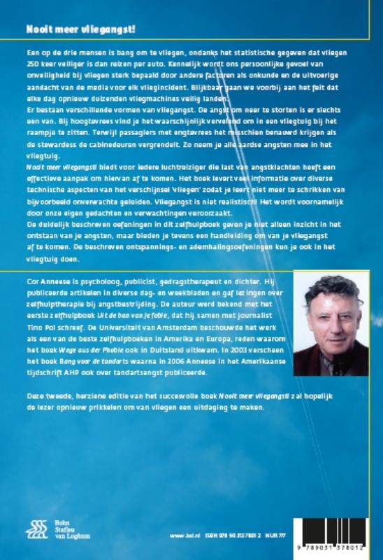 Achterkant van Nooit meer vliegangst
