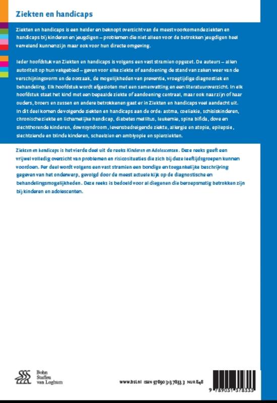 Achterkant van Ziekten en handicaps