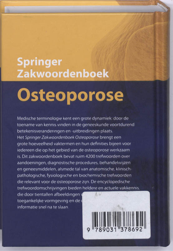 Achterkant van Osteoporose