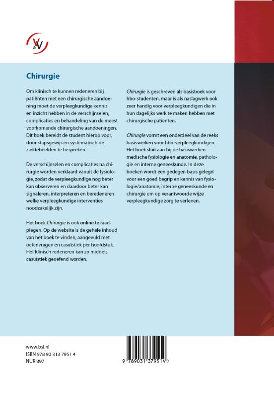 Achterkant van Chirurgie