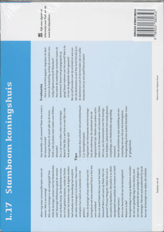 Achterkant van Pasklaar Activiteitenkaarten set 28