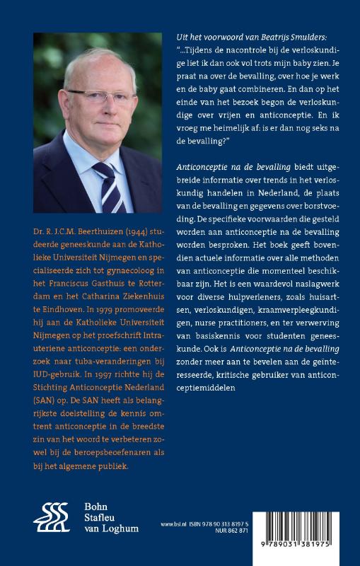 Achterkant van Anticonceptie na de bevalling